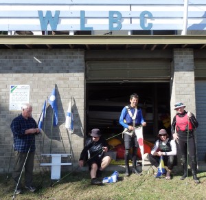 Sailing crew at the WLBC